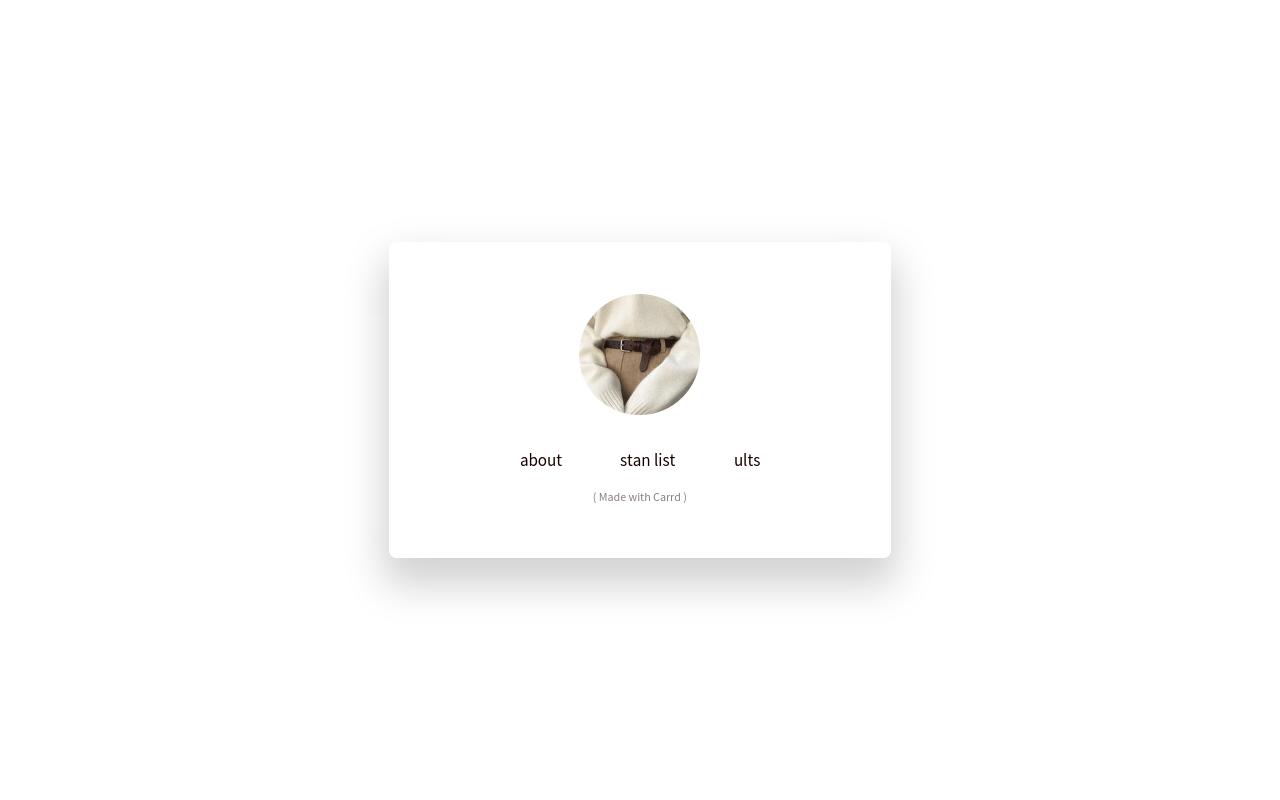 Carrd profile picture for @dainty